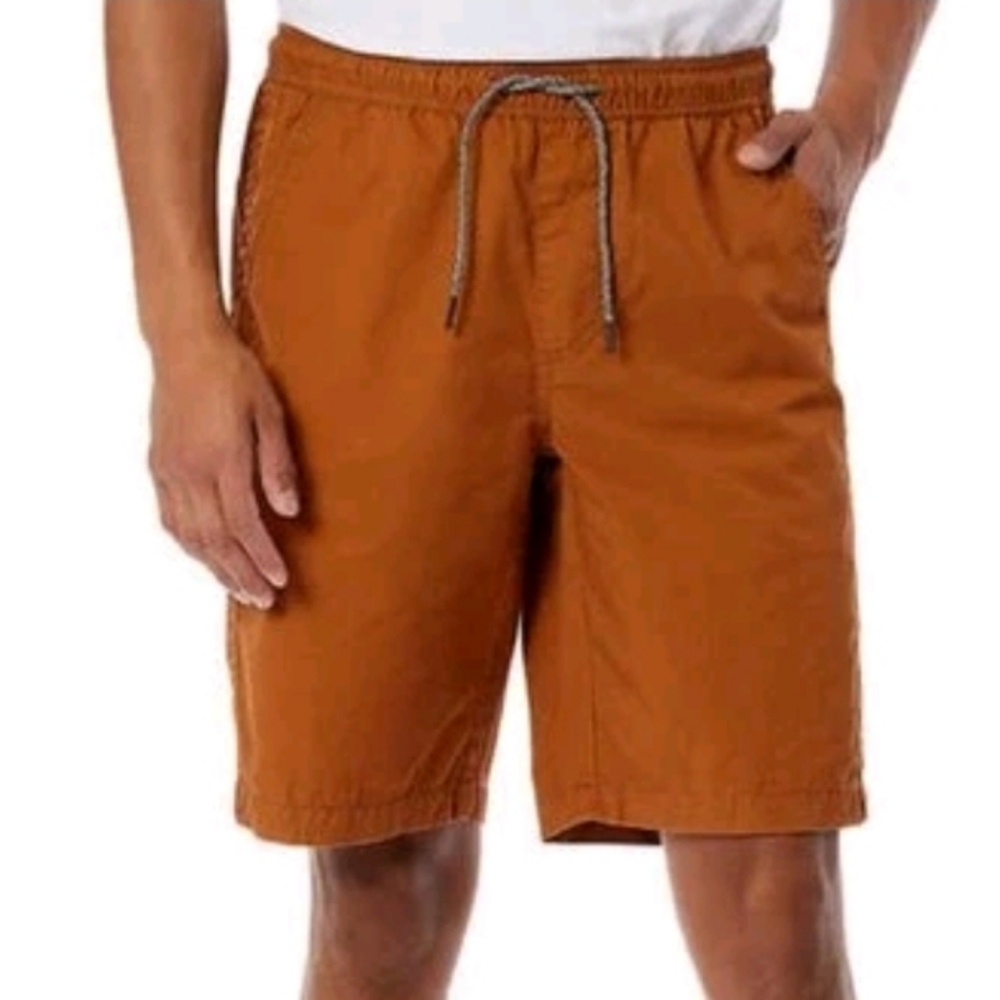 UNIONBAY NEW MENS DARK ORANGE SHORTS DRAWSTRING SZ XL